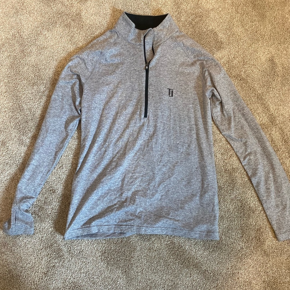 Taylor Jordan grey quarterzip pullover (never worn)